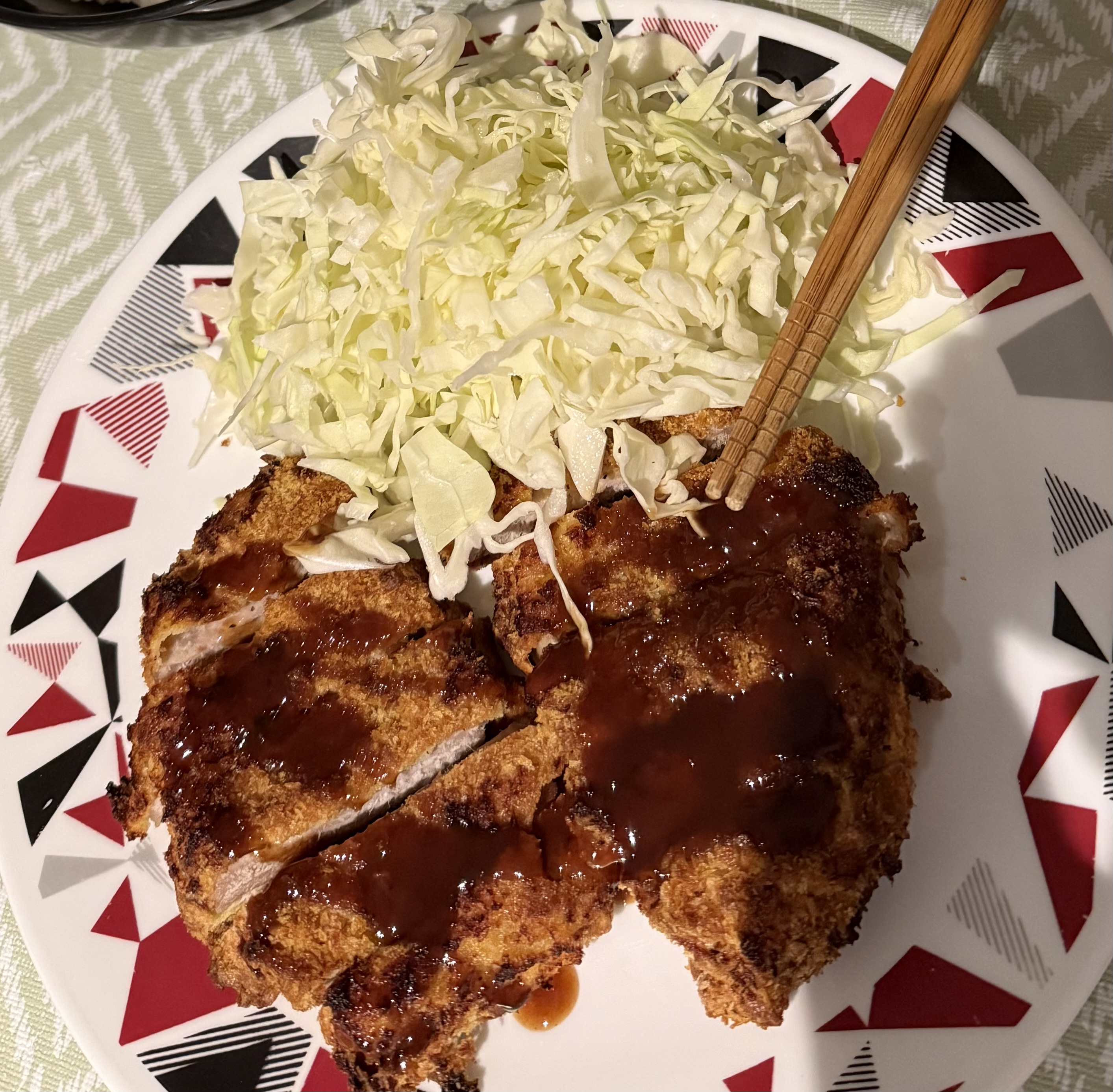 Pollo katsu en freidora de aire