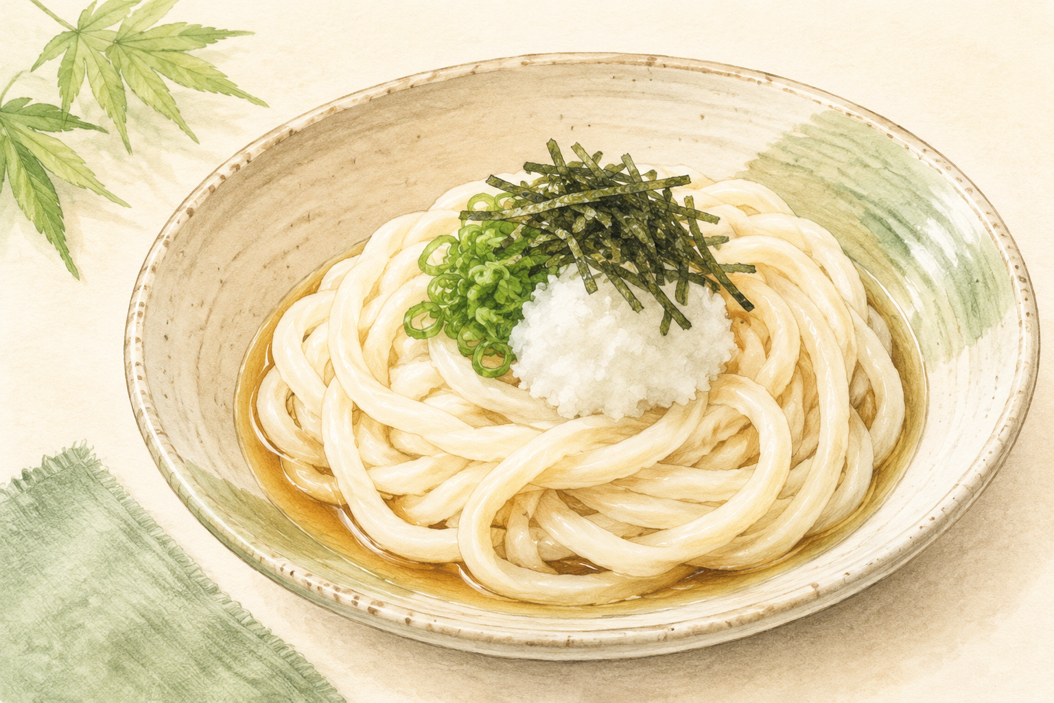 Udon frío