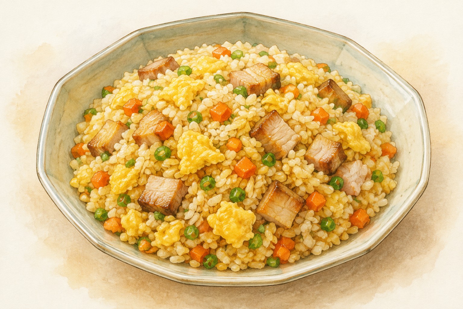 Arroz frito japonés