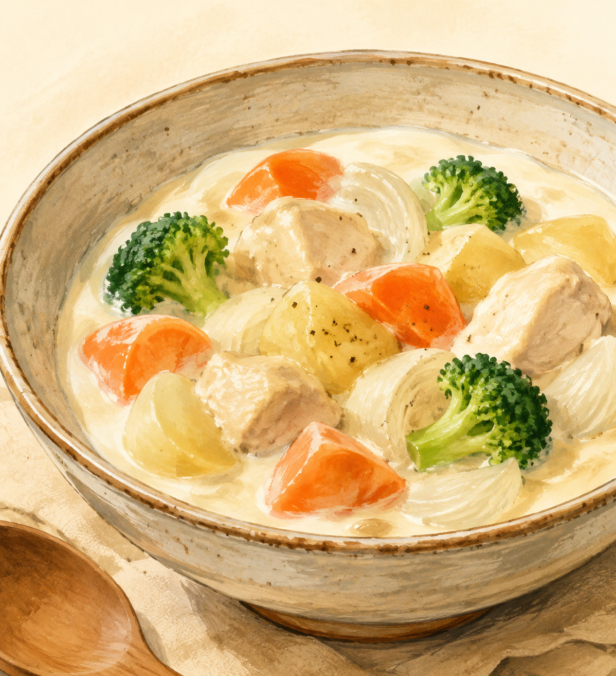 Estofado cremoso japonés