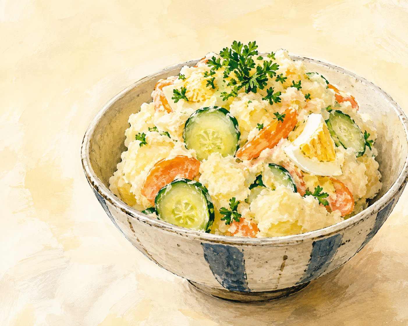 Ensalada japonesa de papa