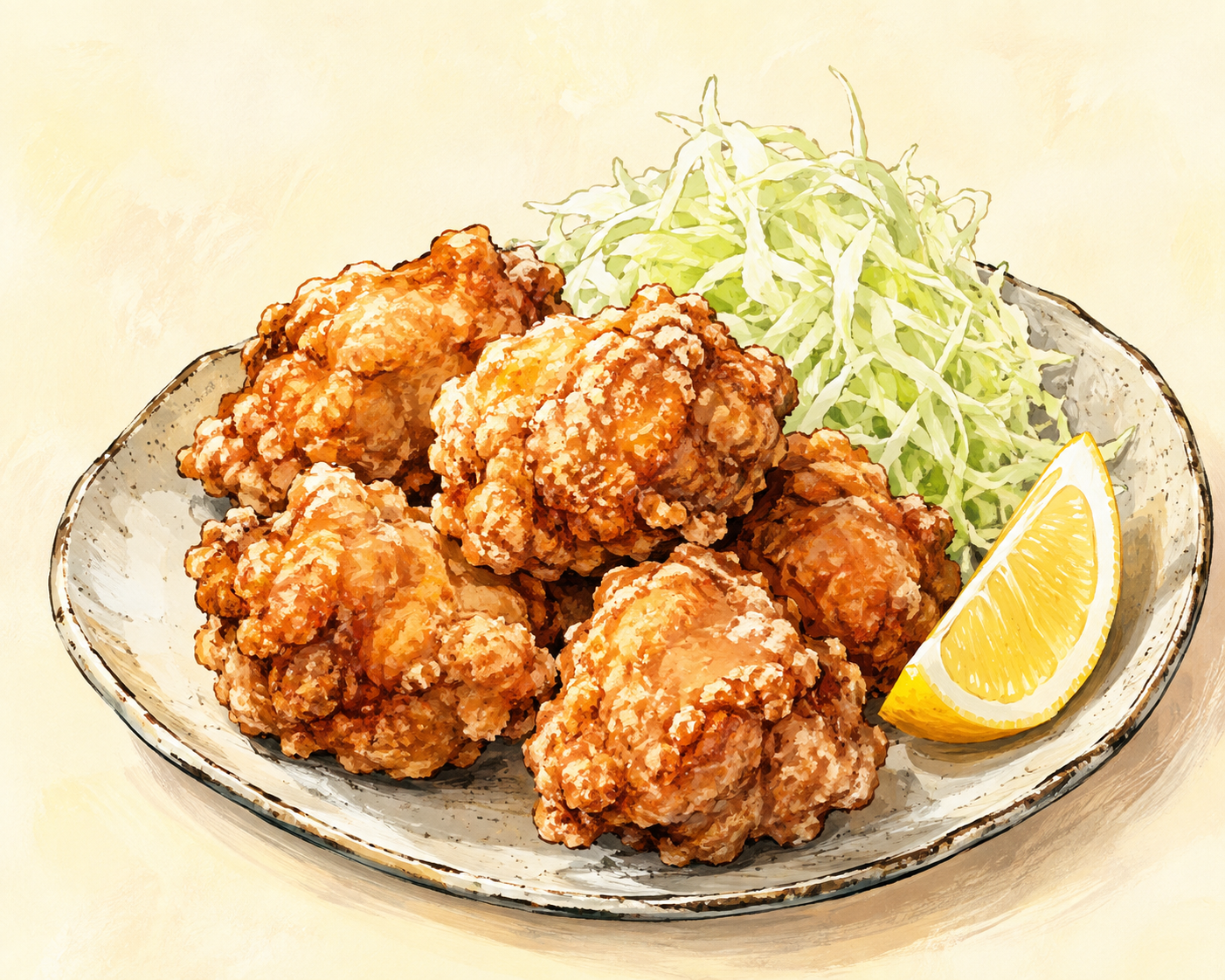 Karaage japonés